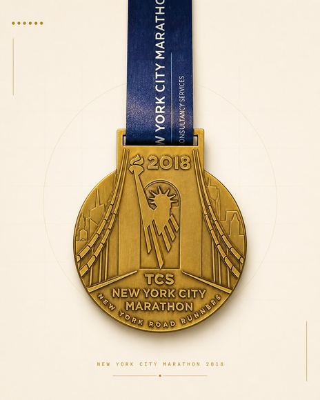 Medalla TCS New York City Marathon 2018