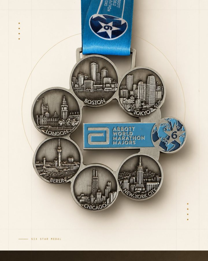 Abbott World Marathon Majors Six Star Medal